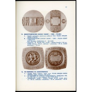 Kamiński Czesław (red.). Katalog medali wybitych w Mennicy Państwowej w Warszawie w roku 1970