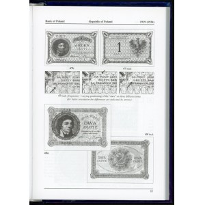 Miłczak Czesław. Catalogue of polish banknotes 1916-1994