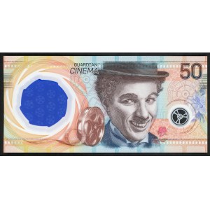 Testowy banknot PWPW CHAPLIN + książeczka.