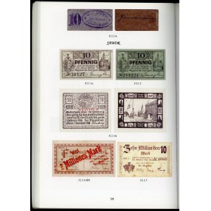 Siwak Ryszard A. Katalog papierowych pieniędzy zastępczych rejencji legnickiej w latach 1914-1924