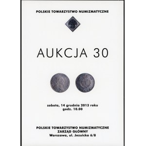 Polskie Towarzystwo Numizmatyczne Aukcja 30