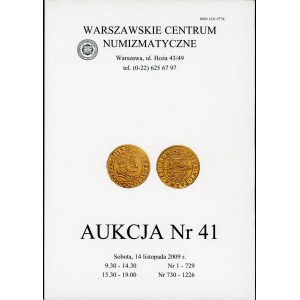 Warszawskie Centrum Numizmatyczne Aukcja Nr 41