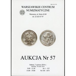 Warszawskie Centrum Numizmatyczne Aukcja Nr 57