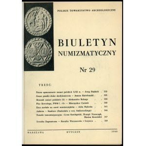 Biuletyn Numizmatyczny Rok 1968