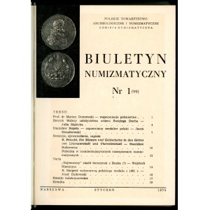Biuletyn Numizmatyczny Rok 1975-1976