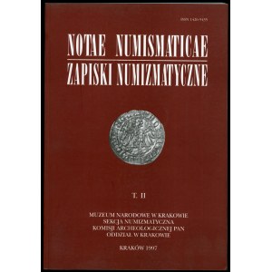 Notae Numismaticae T.II. 1997.