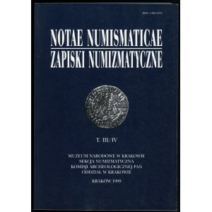 Notae Numismaticae T.III/IV. 1999.