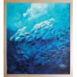 Katarzyna Lipska-Ziębińska (ur. 1974), Błękitna ławica, 2017