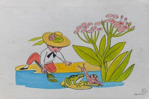 Wanda ZAWIDZKA-MANTEUFFEL (1906-1994), Ilustracja do książki 