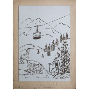 Antoni PUCEK (1916-1959), Ilustracja do książki Lecę samolotem