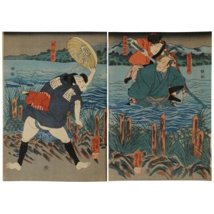 Utagawa Kuniyoshi (1798-1861), Bez tytułu, połowa XIX wieku