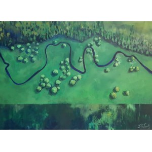 Beata PAŁACH, Glacial landscape, 2020.