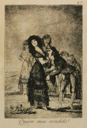 Francisco GOYA Y LUCIENTES (1746-1828), Quien mas rendido?