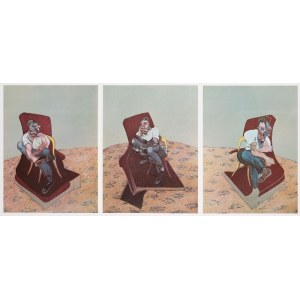 Francis BACON (1909-1992), Triptych: Three Studies for Portrait of Lucian Freud - reprodukcja