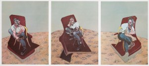 Francis BACON (1909-1992), Triptych: Three Studies for Portrait of Lucian Freud - reprodukcja