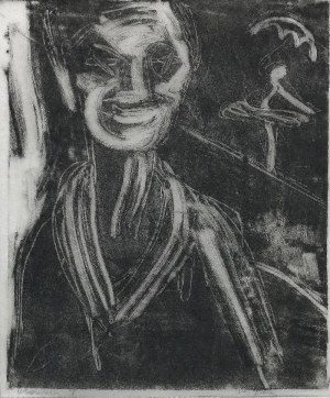 Stefania DRETLER-FLIN (1909-1994), Clown I, lata 50. XX w.