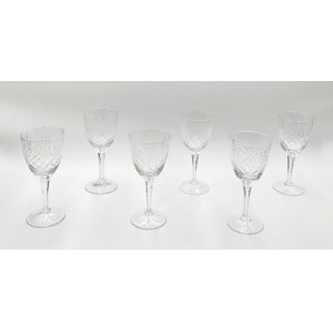 Zestaw: 6 kieliszków szklanych