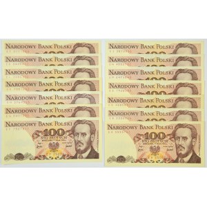 Set, 100 gold 1976 (14 pcs.)