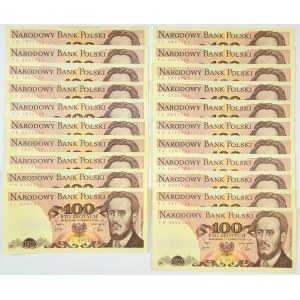 Set, 100 gold 1979 (21 pcs.)
