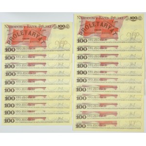 Set, 100 gold 1979 (21 pcs.)