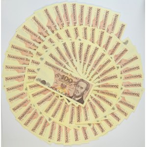 Set, 100 or 1986 (81 pièces)