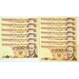 Set, 100 gold 1976 (13 pcs.)