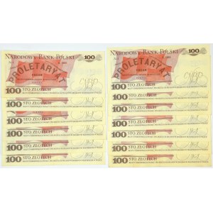 Set, 100 gold 1976 (13 pcs.)