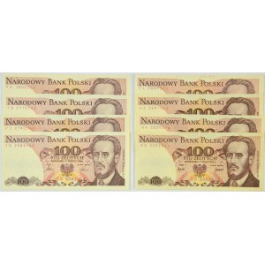 Set, 100 gold 1976-1988 (8 pcs.)