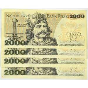 Set, 2.000 oro 1979 (4 pezzi)