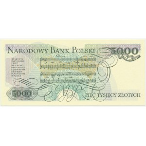 5,000 zloty 1986 - BS -.