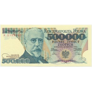 500,000 PLN 1990 - K -.