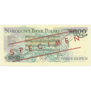 5,000 Gold 1986 - MODEL - AY 0000000 - No. 0407 -.