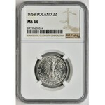 2 złote 1958 Jagody - NGC MS66