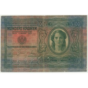 Austria, 100 Kronen 1912