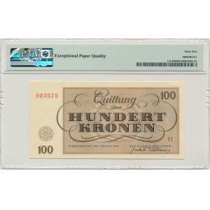 Czechoslovakia (Theresienstadt Ghetto), 100 Kronen 1943 - PMG 65 EPQ