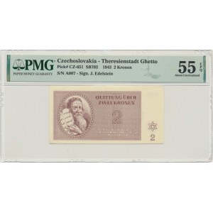 Czechoslovakia (Theresienstadt Ghetto), 2 Kronen 1943 - PMG 55 EPQ