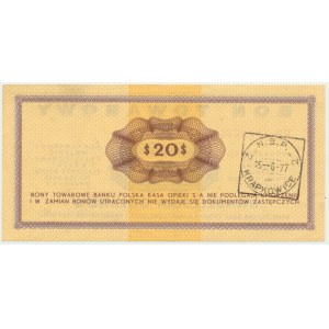 Pewex, 20 dolarów 1969 - FH -