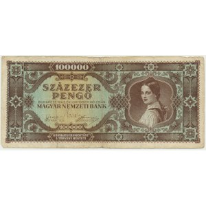 Hungary, 100.000 Pengo 1945