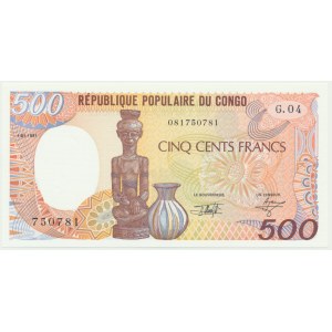 Congo, 500 Francs 1991