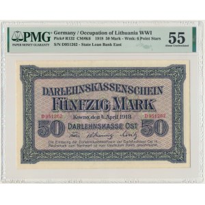 Kowno, 50 marek 1918 - D - PMG 55