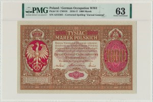 1.000 marek 1916 - Generał - PMG 63 - RZADKOŚĆ