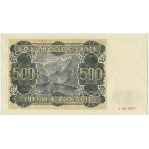 500 złotych 1940 - A -