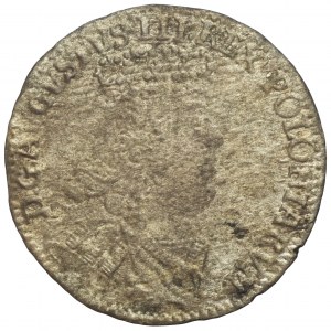 August III Sas, Trojak (1/2 szóstaka) Lipsk 1753 - RZADKI