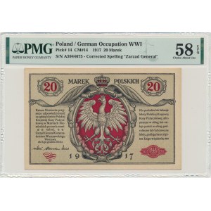 20 marek 1916 - Generał - PMG 58 EPQ - PIĘKNY