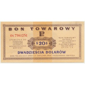 Pewex, 20 dolarów 1969 - Ot - NIEZNANY