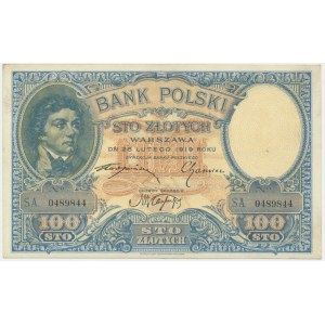 100 złotych 1919 - S.A - ŁADNY