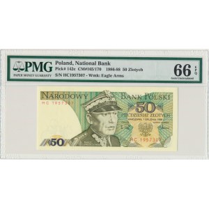 50 złotych 1988 - HC - PMG 66 EPQ