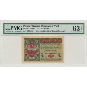 1/2 marki 1916 - Generał - PMG 63 EPQ