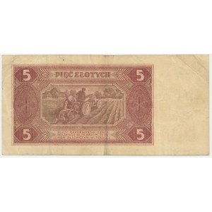 5 złotych 1948 - BL -