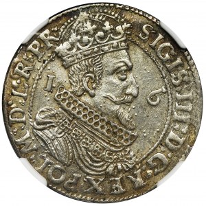 Sigismund III Vasa, 1/4 Thaler Danzig 1623 - PR - NGC UNC DETAILS